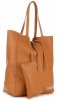 Bőr táska shopper bag Vittoria Gotti vörös V775